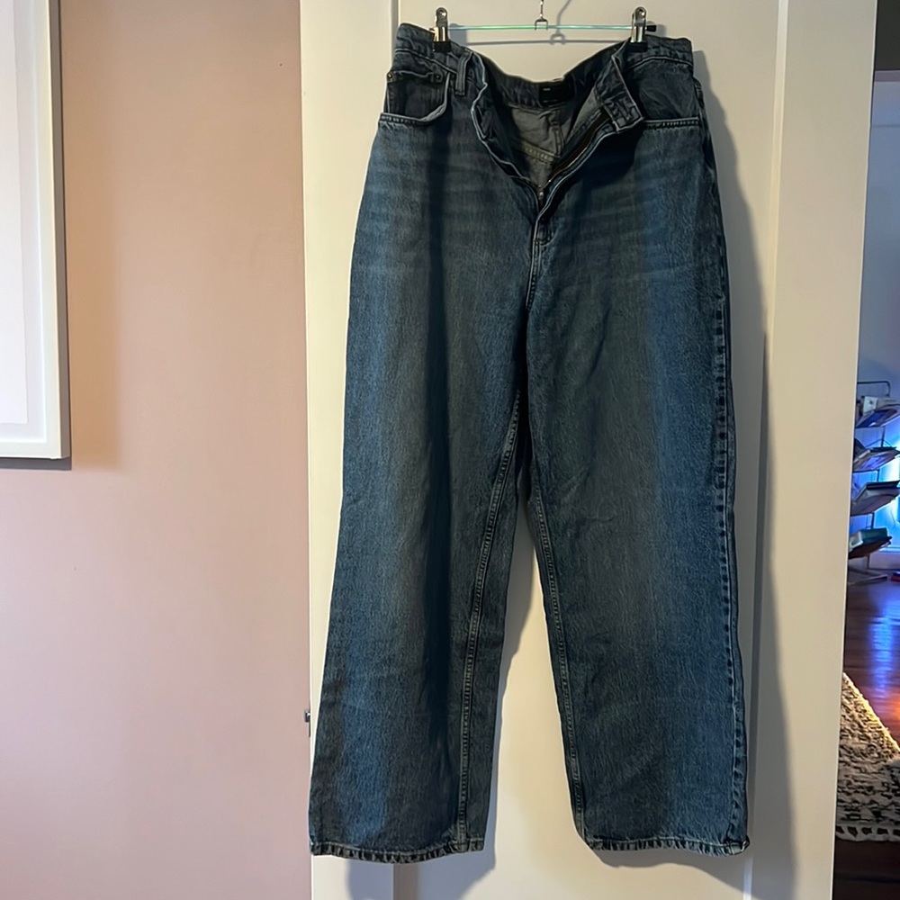Asos womens wide leg jeans